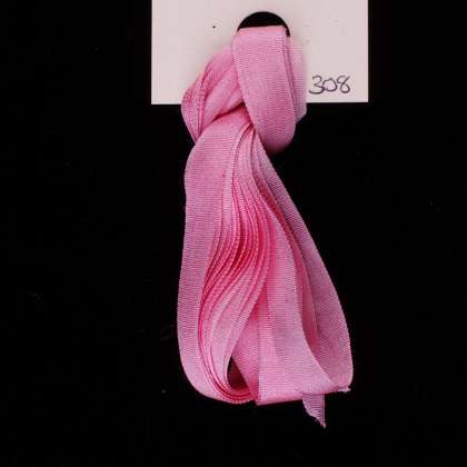  308 Rose Petal Pink - Ribbon, 7mm: click to enlarge