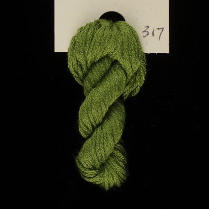  317 Green Tourmaline - Thread, Harmony (6-strand silk floss): click to enlarge