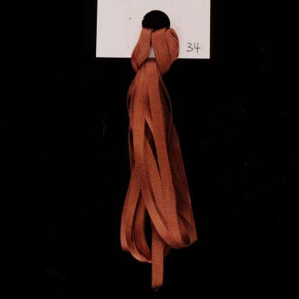   34 Spiced Cognac - Ribbon, 3.5mm: click to enlarge