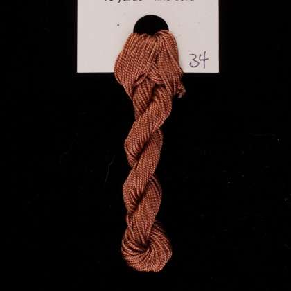  34 Spiced Cognac - Thread, Tranquility (fine cord): click to enlarge