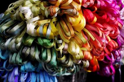 ALL 74 Montano Colorways (1 each) - Ribbon, 3.5mm: click to enlarge