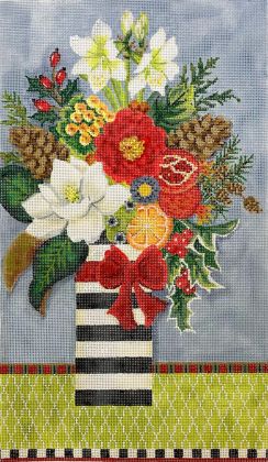 Ribbon Pack - Kelly Clark "Winter Celebration Floral": click to enlarge