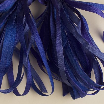      65 Roses® 'Periwinkle Rose' -  3.5mm Silk Ribbon: click to enlarge