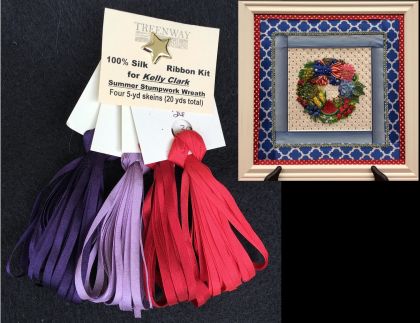 Ribbon Pack - Kelly Clark "Summer Patriotic Wreath": click to enlarge