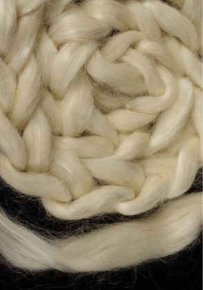 Silk / Suri Alpaca-USA (50%/50%) Combed Top/Sliver -  50g: click to enlarge