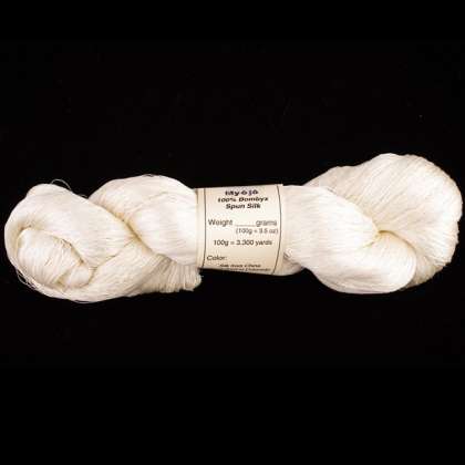 Myōjō - 100% Bombyx Spun Silk Yarn 60/2, thread weight: click to enlarge