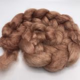 Limited Edition "Red Canyon" - Hand-dyed Tussah Roving/Sliver 25g
