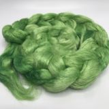Limited Edition "Spring Grasses" - Hand-dyed Tussah Roving/Sliver 25g
