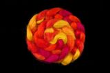 Salt Spring Island 'Cranberry' - Tussah Silk Roving/Sliver 25g