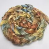 Salt Spring Island Limited Edition 'Rainbow Trout' - Bombyx Silk Roving/Sliver 25g