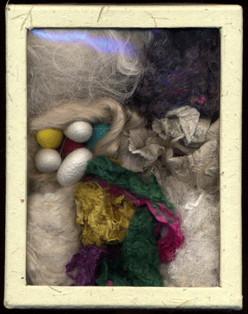 7 types of silk fibres natural and dyed