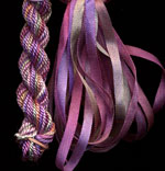 montano series fine cord silk thread and 3.5mm silk ribbon in loch lomond montano series fine cord silk thread and 3.5mm silk ribbon in loch lomond