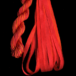 montano series fine cord silk thread and 3.5mm silk ribbon in red hot poker montano series fine cord silk thread and 3.5mm silk ribbon in red hot poker