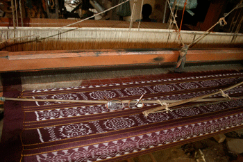 Ikat weaving