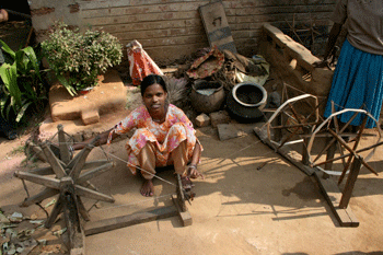 Winding the silk