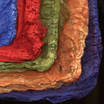 hand-dyed silk hankies (mawata)
