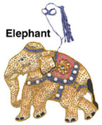 Burmese Elephant - sequined