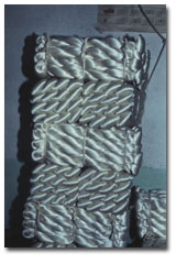 reeled silk yarn in bales