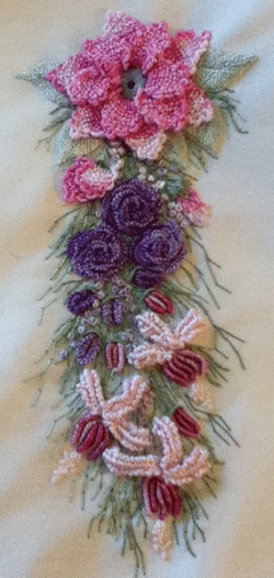 Susan Forsberg 3 dimensional embroidery with silk thread