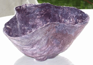 Roxan Kinas silk fusion sculpted bowls