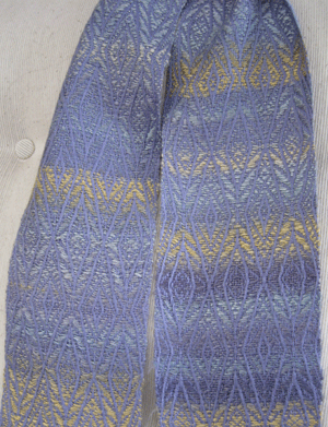 Jean Korus - silk scarf weaving 01