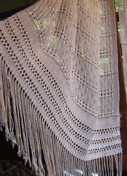 Abra Palumbo weaving