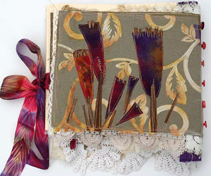 Lorri Scott, Pettitt book with silk fiber 