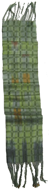 silk scarf woven by Helen Wilder of New South Wales, Australia