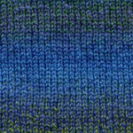 blue symphony wool handspun and hand knit