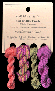 Rendezvous Island - Gulf Islands Series silk threads