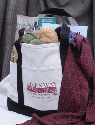 photo of treenway silks tote bag