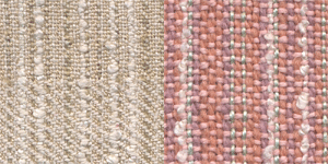 boucle silk yarn woven by karen selk