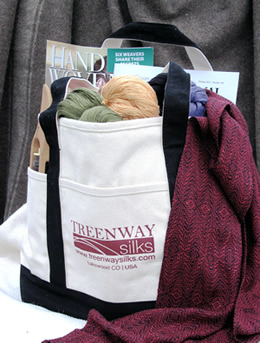 photo of Treenway Silks tote bag