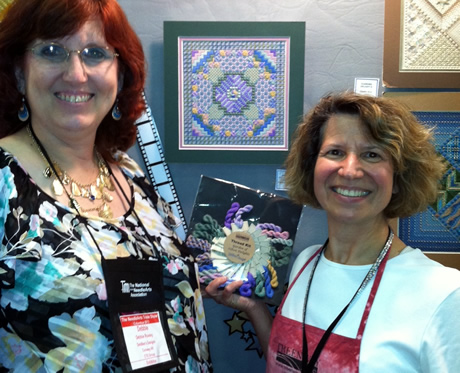 DebBee's Designs at show- Garden of Silken Delights Kit