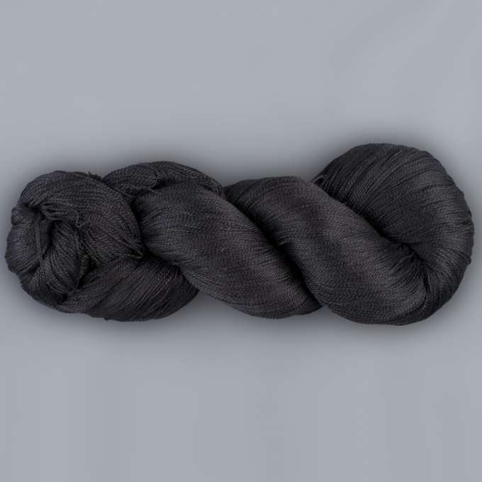 Raven, black silk ribbon