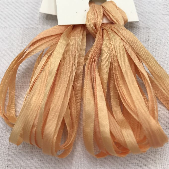 Product Details 65 Roses® 'Apricot Nectar' 3.5mm Silk Ribbon 3