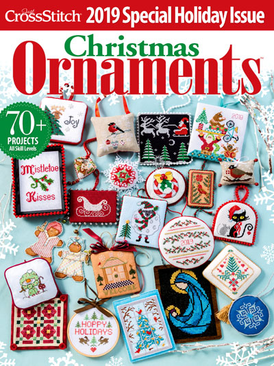 Product Details, Just Cross Stitch 'Ornaments' 2019, Books & Patterns