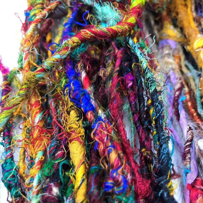 Product Details, Recycled Silk Yarn, Novelty Silk Yarns, Sari Silk