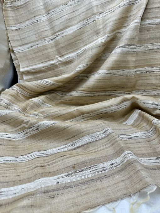 Product Details | Handwoven Wild Silk Shawl #2 | Natural (Undyed ...