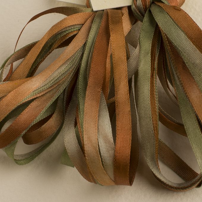 Product Details, Montano 'Rose Leaf' - Ribbon, 3.5mm, Montano Colorways, Threads & Ribbons