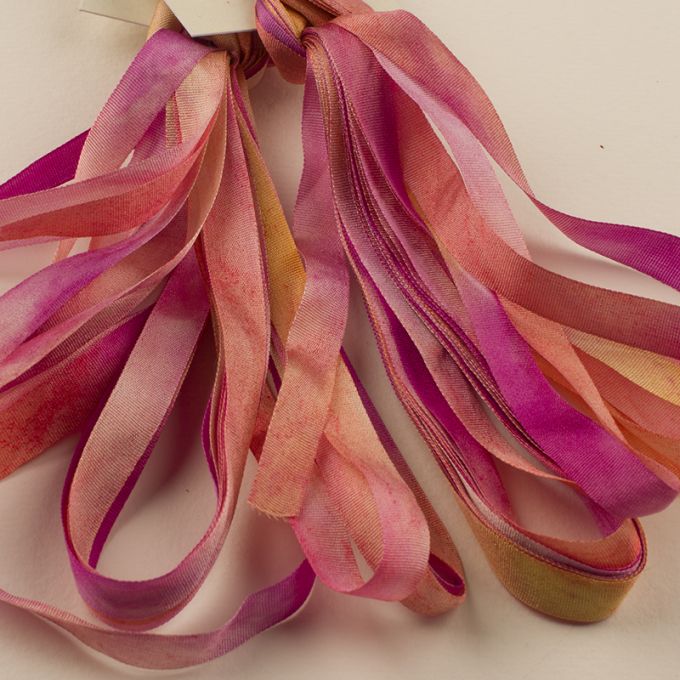 Product Details, Montano 'Rose Leaf' - Ribbon, 7mm, Montano Colorways, Threads & Ribbons