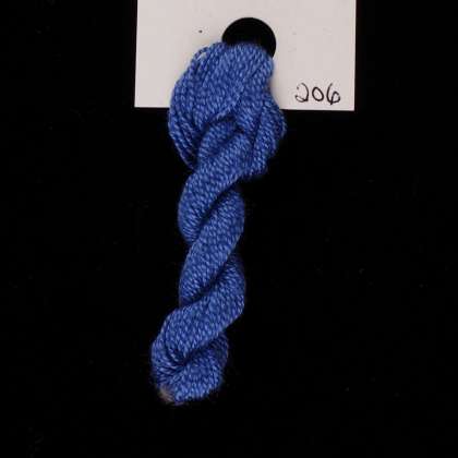  206 Danish Blue - Thread, Zen Shin (20/2 spun): click to enlarge
