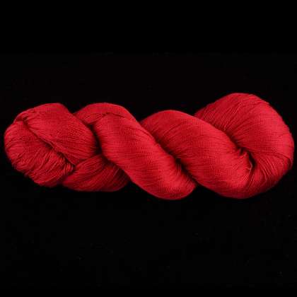 Color Now! - Kiku Silk Yarn -  307 Jen's Red: click to enlarge