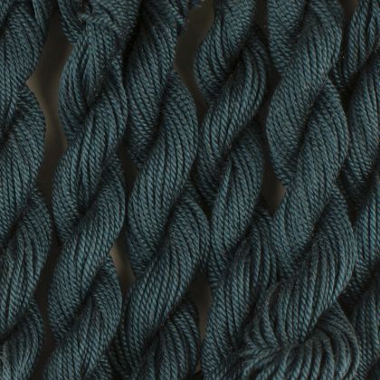  321 Teal Ocean - Thread, Tranquility (fine cord): click to enlarge