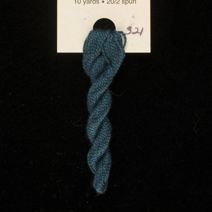  321 Teal Ocean - Thread, Zen Shin (20/2 spun): click to enlarge