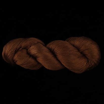 Color Now! - Myōjō Silk Yarn -  403 Mexican Chocolate: click to enlarge