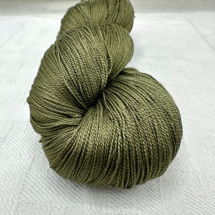 Color Now! - Kiku Silk Yarn -  431 Olive Branch: click to enlarge