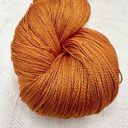 Color Now! - Kiku Silk Yarn -  432 Pumpkin Crème: click to enlarge