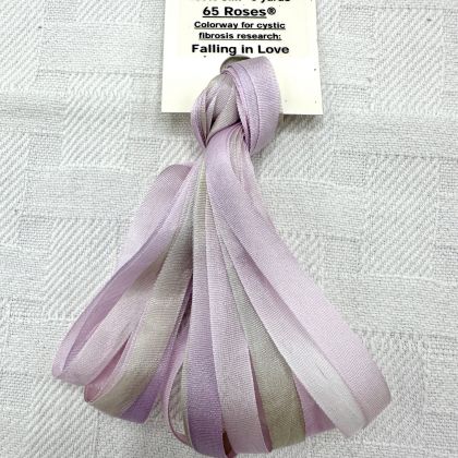      65 Roses® 'Falling in Love' -  7mm Silk Ribbon: click to enlarge