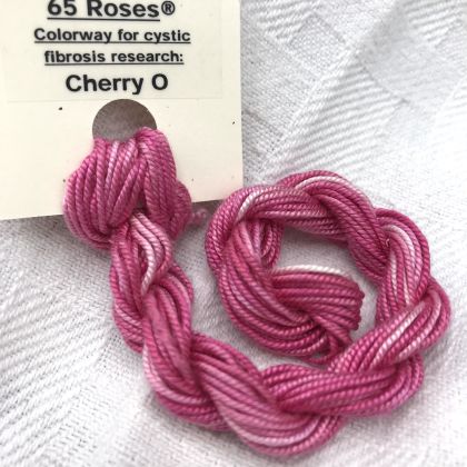      65 Roses® 'Cherry O' - Thread, Shinju (#5 silk perle): click to enlarge